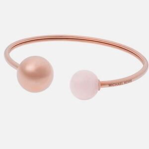 Michael Kors Rose Gold Bangle Open Bracelet!